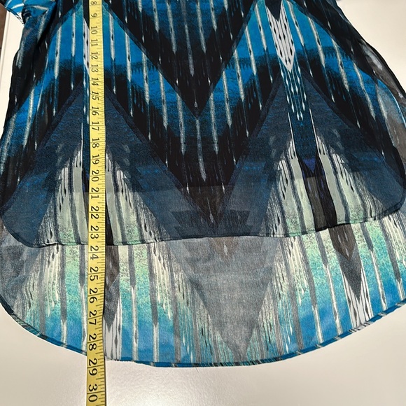 Rachel Roy Ikat Side Slits Top - Picture 11 of 13